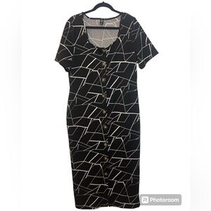Full length Short Sleeve Dress